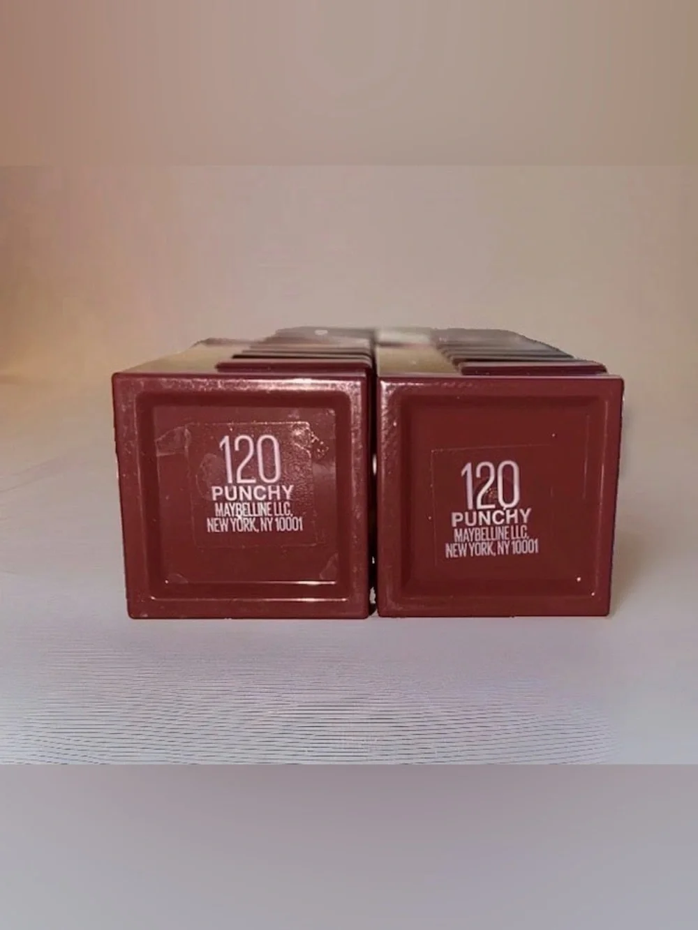 2x Maybelline Super Stay Vinyl Ink Liquid Lipsticks ~120 PUNCHY (Medium Brown)